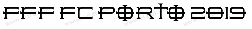 FFF FC Porto 2019 Re字体转换